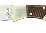 Old Timer 1181069 Mountain Beaver Jr. 2.50" Folding Drop Point Plain Mirror Polished 9Cr18MoV SS Blade/Brown Wood/Silver Nickel Handle Includes Sheath | Elite Firearms
