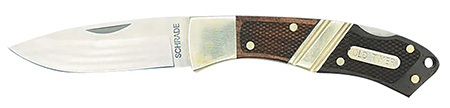 Old Timer 1181069 Mountain Beaver Jr.  2.50" Folding Drop Point Plain Mirror Polished 9Cr18MoV SS Blade/Brown Wood/Silver Nickel Handle Includes Sheath | Elite Firearms