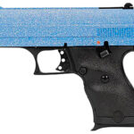 Hi-Point 916BLSP C9 9mm Luger 8+1 3.50" Black Steel Barrel, Hydro-Dipped Blue Sparkle Serrated Slide, Black Polymer Frame, Black Polymer Grips | Elite Firearms