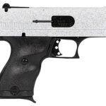 Hi-Point 916WHSP C9 9mm Luger 8+1 3.50" Black Steel Barrel, Hydro-Dipped White Sparkle Serrated Slide, Black Polymer Frame, Black Polymer Grips | Elite Firearms