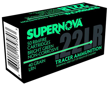 Piney Mountain Ammunition PMSN22LRG Green Tracer Non Corrosive 22 LR 40 gr Lead Round Nose 50 Per Box/ 100 Case | Elite Firearms