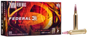 Federal F7RFS2 Fusion 7mm Rem Mag 175 gr Fusion Soft Point 20 Per Box/ 10 Case | Elite Firearms