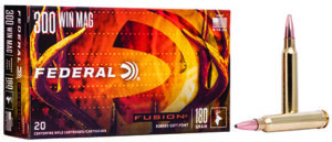 Federal F300WFS3 Fusion 300 Win Mag 180 gr Fusion Soft Point 20 Per Box/ 10 Case | Elite Firearms