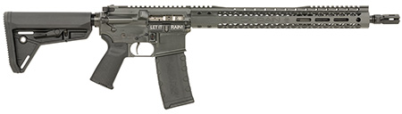 Black Rain Ordnance BROSSPSMK Spec 15+ SSP 5.56x45mm NATO 30+1 16", Smoke, 15" Slim M-LOK, Magpul Grip/Carbine Stock | Elite Firearms