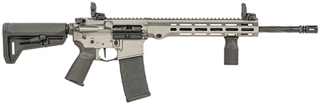 Maxim Defense MXM49734 MD15 L 5.56x45mm NATO 30+1 16" Fluted Barrel, Sniper Gray Rec/M-LOK Handguard, Black Magpul Furniture, SL-K Stock, MBUS Sights, Blackout Defense Flat Trigger | Elite Firearms