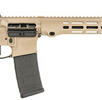 Maxim Defense MXM49735 MD15 L 5.56x45mm NATO 30+1 16" Fluted Barrel, FDE Rec/M-LOK Handguard, Black Magpul Furniture, SL-K Stock, MBUS Sights, Blackout Defense Flat Trigger | Elite Firearms