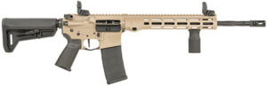 Maxim Defense MXM49735 MD15 L 5.56x45mm NATO 30+1 16" Fluted Barrel, FDE Rec/M-LOK Handguard, Black Magpul Furniture, SL-K Stock, MBUS Sights, Blackout Defense Flat Trigger | Elite Firearms