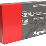 Aguila 8053AG 270 Win 130 gr InterLock Boat Tail Soft Point 20 Per Box/ 10 Case | Elite Firearms