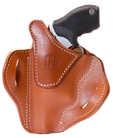 1791 Gunleather RVHX3CBRR RVHX-3 OWB Size 03 Classic Brown Leather Belt Slide Right Hand | Elite Firearms
