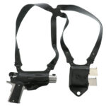 Galco MCII212B Miami Classic II Shoulder System Size Fits Chest Up To 56" Black Leather Harness Fits 1911 Fits 3.50" Barrel Right Hand | Elite Firearms