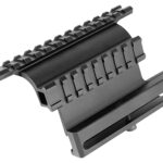 Aim Sports MK007 AK Double Side Rail Mount  Side Mount Black Anodized Aluminum Fits AK-47 1913 Picatinny Rail Mount | Elite Firearms