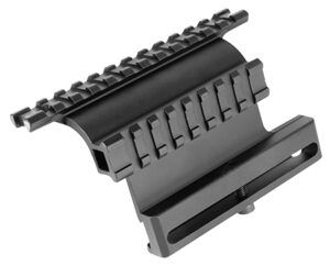 Aim Sports MK007 AK Double Side Rail Mount  Side Mount Black Anodized Aluminum Fits AK-47 1913 Picatinny Rail Mount | Elite Firearms