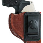 Bianchi 10382 6C IWB Size 02 Tan Leather Belt Clip Fits 3" Barrels/Ruger/Colt/Charter Arms Right Hand | Elite Firearms
