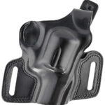Galco SIL212B Silhouette OWB Black Leather, Fits 1911/3-5" Barrel, Belt Slide Mount, Right Hand | Elite Firearms