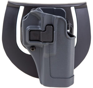Blackhawk 413500BKR Serpa CQC Sportster OWB Size 00 Gun Metal Gray Polymer Paddle Compatible w/Glock 17/22/31/47 Right Hand | Elite Firearms