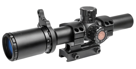 Truglo TG8516TL Tru-Brite 30 1-6x 24mm Objective Wide FOV 30mm Tube Black Matte Finish Illuminated Duplex Mil-Dot | Elite Firearms