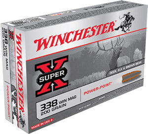 Winchester Ammo X3381 Power-Point 338 Win Mag 200 gr Power Point 20 Per Box/ 10 Case | Elite Firearms