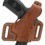 Galco SIL212 Silhouette OWB Tan Leather Belt Slide Fits 1911 Fits 3.50" Barrel Right Hand | Elite Firearms