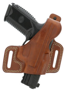Galco SIL212 Silhouette OWB Tan Leather Belt Slide Fits 1911 Fits 3.50" Barrel Right Hand | Elite Firearms