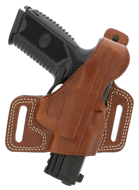 Galco SIL212 Silhouette  OWB Tan Leather Belt Slide Fits 1911 Fits 3.50" Barrel Right Hand | Elite Firearms