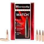 Hornady 30733 Match  30 Cal .308 208 gr Hollow Point Boat Tail Match 100 Per Box/ 15 Case | Elite Firearms