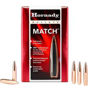 Hornady 30733 Match  30 Cal .308 208 gr Hollow Point Boat Tail Match 100 Per Box/ 15 Case | Elite Firearms