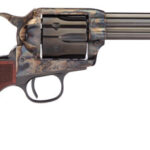 Taylors & Company 550825 Runnin Iron 357 Mag Caliber with 4.75" Blued Finish Barrel, 6rd Capacity Blued Finish Cylinder, Color Case Hardened Finish Steel Frame & Checkered Walnut Grip | Elite Firearms