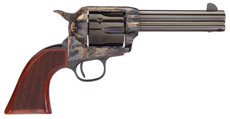 Taylors & Company 550825 Runnin Iron  357 Mag Caliber with 4.75" Blued Finish Barrel, 6rd Capacity Blued Finish Cylinder, Color Case Hardened Finish Steel Frame & Checkered Walnut Grip | Elite Firearms