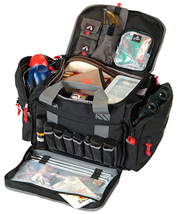 GPS Bags 2014LRB Large Black Nylon with Lift Ports, Storage Pockets, Visual ID Storage System & Holds 5 Handguns or More & Ammo Includes 4 Ammo Dump Cups | Elite Firearms