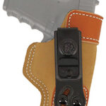 DeSantis Gunhide 106NA85Z0 Sof-Tuck IWB Tan Leather/Suede Belt Clip Fits Colt Commander Right Hand | Elite Firearms