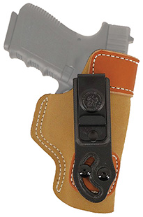DeSantis Gunhide 106NA85Z0 Sof-Tuck IWB Tan Leather/Suede Belt Clip Fits Colt Commander Right Hand | Elite Firearms