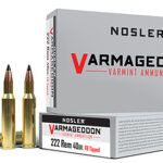 Nosler 65135 Varmageddon 222 Rem 40 gr Flat Base Tipped 20 Per Box/ 20 Case | Elite Firearms