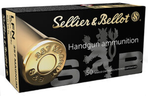 Sellier & Bellot SB357L Handgun 357 Mag 158 gr Lead Flat Nose 50 Per Box/ 20 Case | Elite Firearms