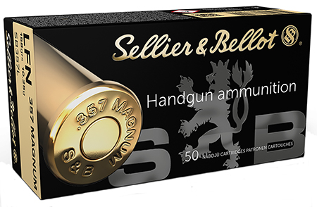 Sellier-Bellot .357 Magnum 158gr Brass – 50rd