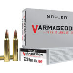 Nosler 40223 Varmageddon  223 Rem 62 gr Flat Base Hollow Point 20 Per Box/ 20 Case | Elite Firearms