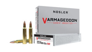 Nosler 40223 Varmageddon  223 Rem 62 gr Flat Base Hollow Point 20 Per Box/ 20 Case | Elite Firearms