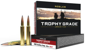 Nosler 60116 Trophy Grade Long-Range 280 Ackley Improved 150 gr Nosler Spitzer AccuBond Long Range 20 Per Box/ 10 Case | Elite Firearms