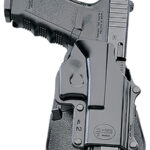 Fobus GL2E2LH Passive Retention Evolution OWB Black Polymer Paddle Compatible w/ Glock 17/19/19X/22/23/31/32/34/35/44/45 Left Hand | Elite Firearms