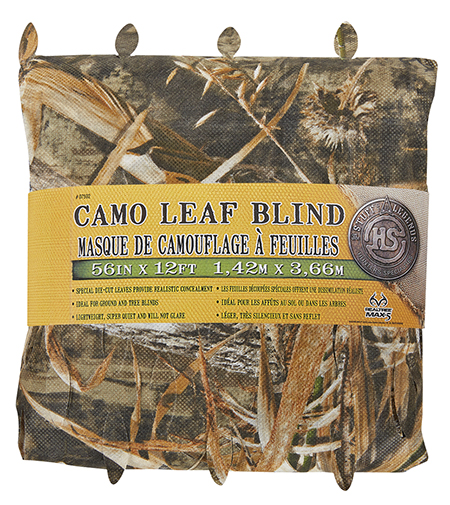 Hunters Specialties 07592 Camo Leaf Blind Realtree Max-5 Spun-Bonded Polyester 56"H x 12'L | Elite Firearms