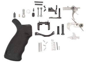 Spikes SLPK301 Lower Parts Kit Enhanced Black Aluminum AR-Platform | Elite Firearms