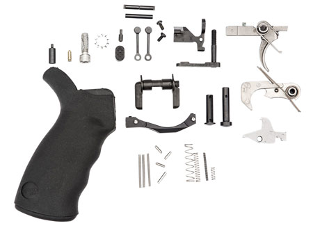 Spikes SLPK301 Lower Parts Kit Enhanced Black Aluminum AR-Platform | Elite Firearms