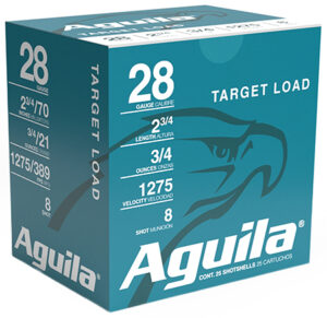 Aguila 1CHB2878 Target Load Competition 28 Gauge 2.75" 3/4 oz 8 Shot 25 Per Box/ 20 Case | Elite Firearms