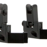TacFire IS003 45 Degree Flip Up Iron Sight/Springloaded Black Anodized Front and Rear for AR-Platform | Elite Firearms