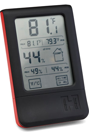 Hornady 95909 Digital Hygrometer Red AAA | Elite Firearms