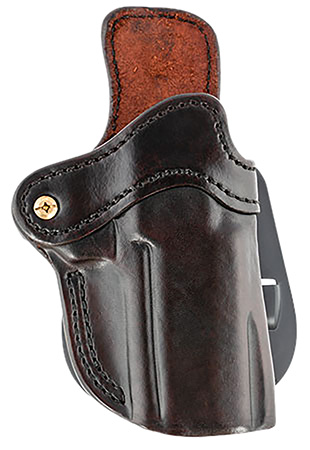 1791 Gunleather ORPDH24SBRR BH2.4 Optic Ready OWB 2.4 Signature Brown Leather Paddle Fits Walther PPQ/Sig P320/Springfield XD-M | Elite Firearms