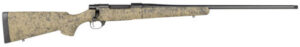 Howa HHS43533 M1500 HS Precision 300 PRC 3+1 24" Threaded Barrel, Black Steel Receiver, Green w/Black Webbing HS Precision Synthetic Stock | Elite Firearms
