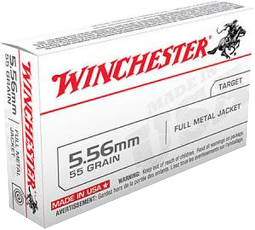 Winchester Ammo WM193K USA M193 5.56x45mm NATO 55 gr Full Metal Jacket Lead Core 20 Per Box/ 50 Case | Elite Firearms