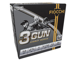 Fiocchi 12DL3G75 3-Gun Match Legacy Series 12 Gauge 2.75" 1 oz 7.5 Shot 25 Per Box/ 10 Case | Elite Firearms