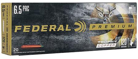 Federal 6.5 PRC 120gr Nickel-Plated Brass – 20rd
