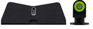 XS Sights GL0009S6G DXT2 Standard Dot Night Sights fit Glock Black | Green Tritium Green Outline Front Sight Green Tritium White Outline Bar Rear Sight | Elite Firearms